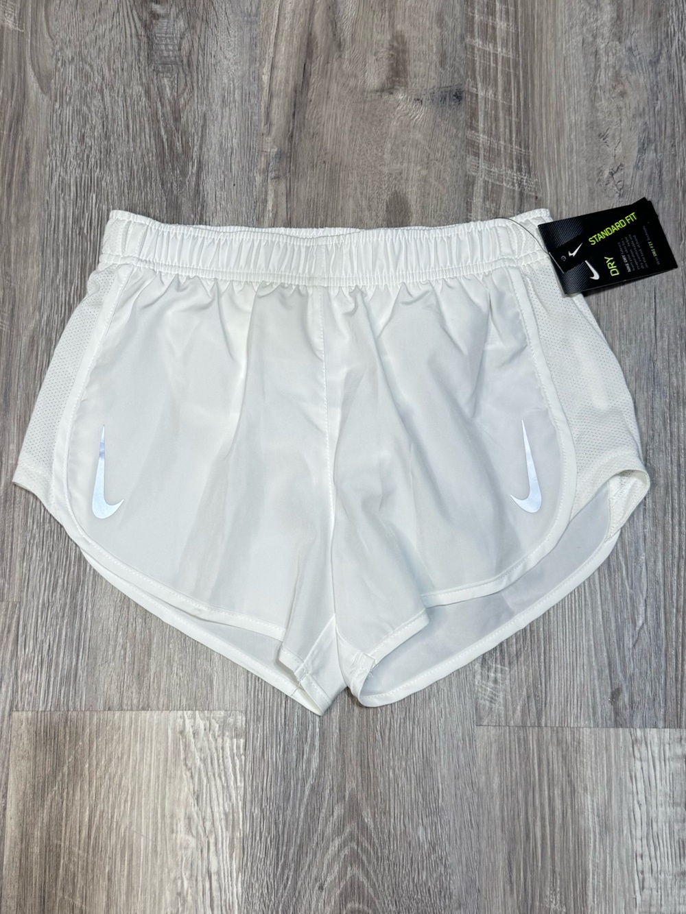 Nike White Women's Athletic Running Shorts